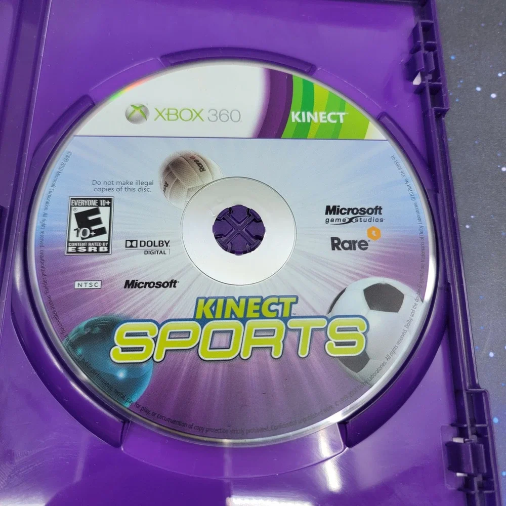 Kinect Sports Xbox 360 Microsoft Game‎ Studios CIB Complete with Manual